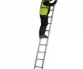 Werner 577 SERIES SINGLE SECTION ALUMINIUM EXTENSION TRADE 200 LADDER SQUARE RUNG